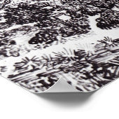 Impressionismus Vincent Van Gogh Garten des Hospit Poster (Ecke)