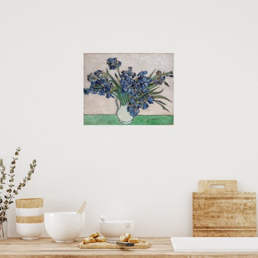 Impressionismus Vincent Van Gogh Irises berühmt Vi Poster (Küche)
