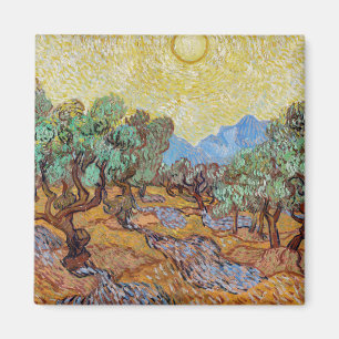 Impressionismus Vincent Van Gogh Olivenbäume Berüh Magnet