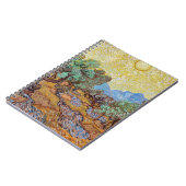 Impressionismus Vincent Van Gogh Olivenbäume Berüh Notizblock (Linke Seite)