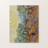 Impressionismus Vincent Van Gogh Olivenbäume Kompl Puzzle (Vertikal)