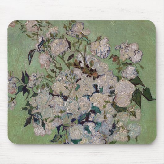 Impressionismus Vincent Van Gogh Rose Bekannter Vi Mousepad (Vorne)