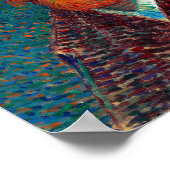 Impressionismus Vincent Van Gogh selbst Portrait F Poster (Ecke)