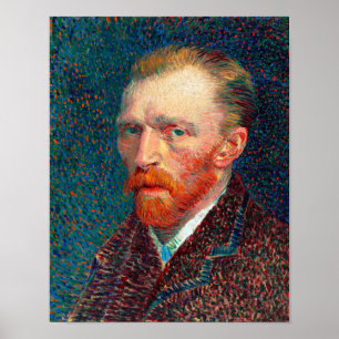 Impressionismus Vincent Van Gogh selbst Portrait F Poster