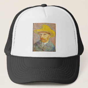 Impressionismus Vincent Van Gogh Selbstportrait mi Truckerkappe