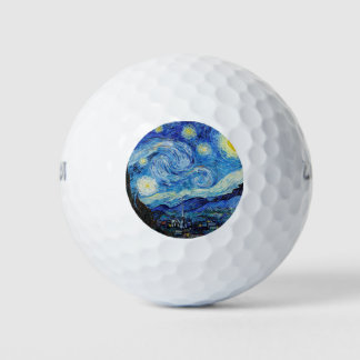 Impressionismus Vincent Van Gogh Starry Starry Nig Golfball