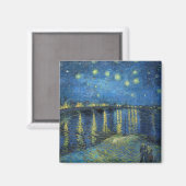 Impressionismus Vincent Van Gogh Starry Starry Nig Magnet (Vorderseite/Rückseite)