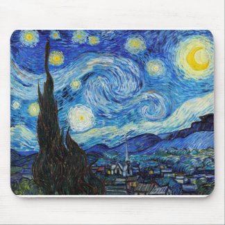 Impressionismus Vincent Van Gogh Starry Starry Nig Mousepad