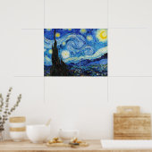 Impressionismus Vincent Van Gogh Starry Starry Nig Poster (Küche)