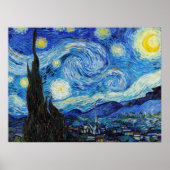 Impressionismus Vincent Van Gogh Starry Starry Nig Poster (Vorne)