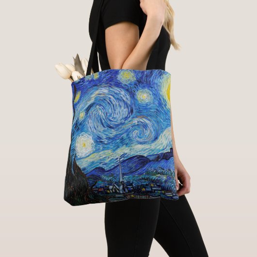 Impressionismus Vincent Van Gogh Starry Starry Nig Tasche (Von Nahem)