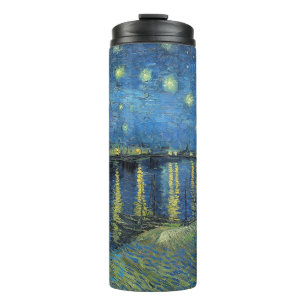 Impressionismus Vincent Van Gogh Starry Starry Nig Thermosbecher