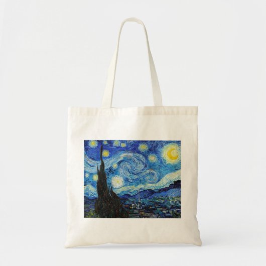 Impressionismus Vincent Van Gogh Starry Starry Nig Tragetasche (Vorne)