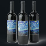Impressionismus Vincent Van Gogh Starry Starry Nig Weinetikett<br><div class="desc">Der Impressionismus Vincent Van Gogh Starry Starry Night Das berühmte Visuell Arts Design ist ein großartiges Beispiel für expressionistische Kunstwerke. Dieser Impressionismus Vincent Van Gogh Starry Night bedeutet Berühmtes Visuell Arts Design spiegelt die Essenz des Künstlers und die Zeit in der geschaffen. Unser Impressionismus Vincent Van Gogh Starry Night bedeutet...</div>