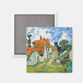 Impressionismus Vincent Van Gogh Street in Auvers Magnet (Vorderseite/Rückseite)