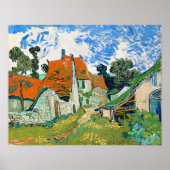 Impressionismus Vincent Van Gogh Street in Auvers Poster (Vorne)