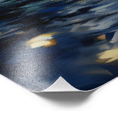 Impressionismus von Mädchen und Meer Fotodruck (Ecke)