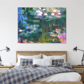 Impressionismus Wasser Lilies Blume Malerei Leinwanddruck (Insitu (Schlafzimmer))