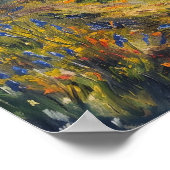 Impressionist A I Painting Springtime by River Poster (Ecke)