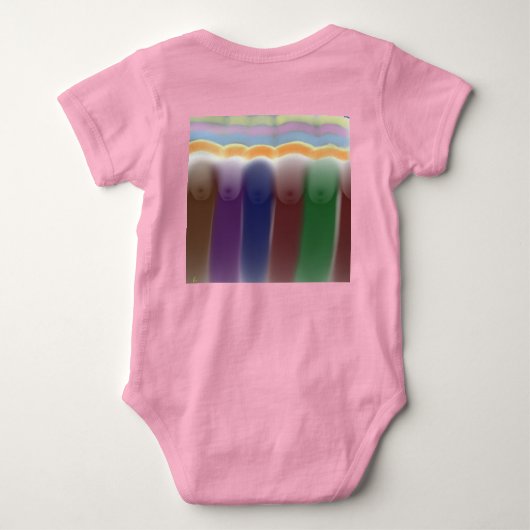 Impressionist Art Baby Strampler (Rückseite)