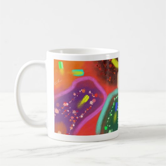 Impressionist art Contemplative Coffee Mug Kaffeetasse (Links)