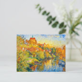 Impressionist Autumn View of Havelberg Cathedral w Postkarte (Stehend Vorderseite)