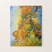 Impressionist Autumn View of Havelberg Cathedral w Puzzle (Vertikal)