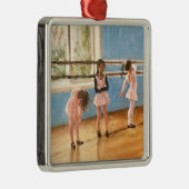 Impressionist Ballerinas bei Dance Class Painting Ornament Aus Metall (Rechts)