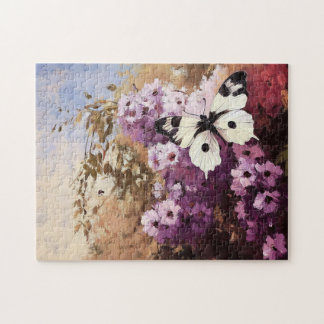 Impressionist Butterfly Garden Malerei Puzzle