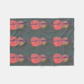 Impressionist-Cello-Decke Fleecedecke (Vorderseite (Horizontal))