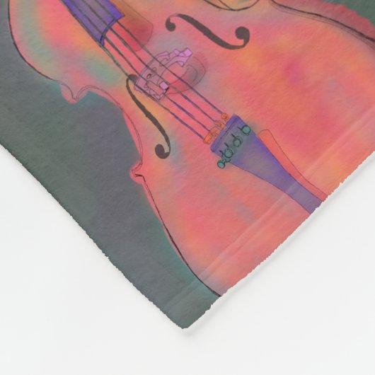 Impressionist-Cello-Decke Fleecedecke (Ecke)