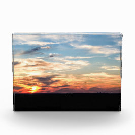 Impressionist Cleveland Sunset Fotoblock