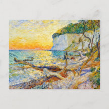 Impressionist Cliffs on Ruegen Island with Baltic 