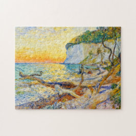 Impressionist Cliffs on Ruegen Island with Baltic Puzzle