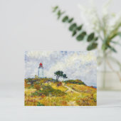 Impressionist Coastline on Hiddensee Island at Sun Postkarte (Stehend Vorderseite)