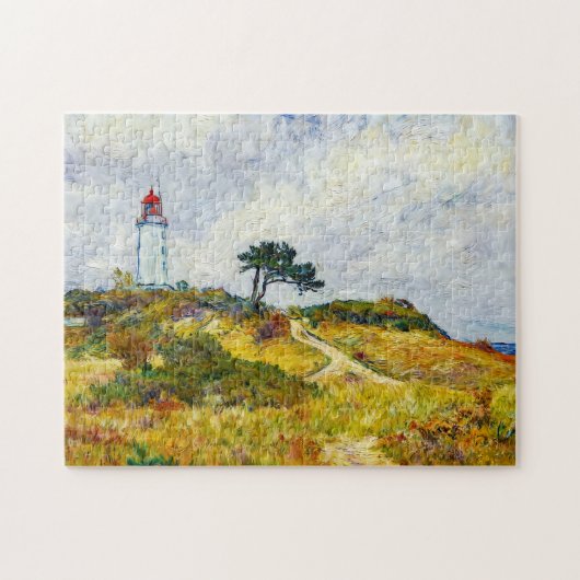 Impressionist Coastline on Hiddensee Island at Sun Puzzle (Horizontal)