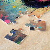 Impressionist Colorful Pop Art Boxer Dog Malerei Puzzle (Seite)