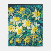 Impressionist Daffodis Fleecedecke (Vorderseite)