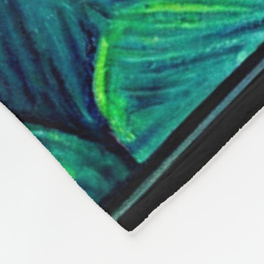 Impressionist Daffodis Fleecedecke (Ecke)