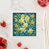 Impressionist Daffodis Serviette (Beispiel)