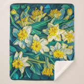 Impressionist Daffodis Sherpadecke (Vorderseite)