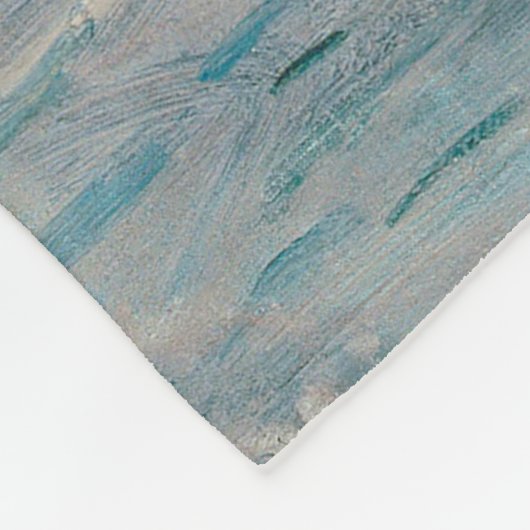 Impressionist des Sonnenaufgangs Fleecedecke (Ecke)