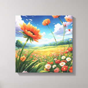 Impressionist Dream Field Leinwanddruck