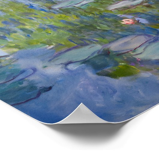 Impressionist Elegance: Claude Monet Water Lilies Poster (Ecke)