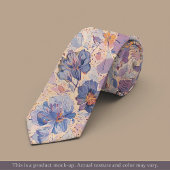 Impressionist Floral Light Brushstroke Necktie Krawatte