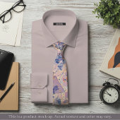 Impressionist Floral Light Brushstroke Necktie Krawatte