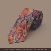 Impressionist Floral Medley Necktie Krawatte