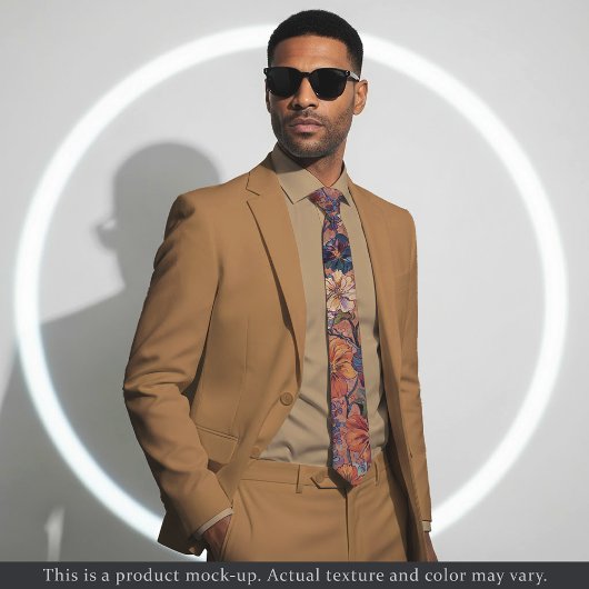 Impressionist Floral Medley Necktie Krawatte