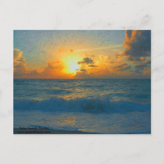 Impressionist Hobe Sound Postkarte (Vorderseite)