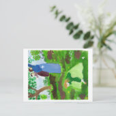 Impressionist Homecard Postkarte (Stehend Vorderseite)